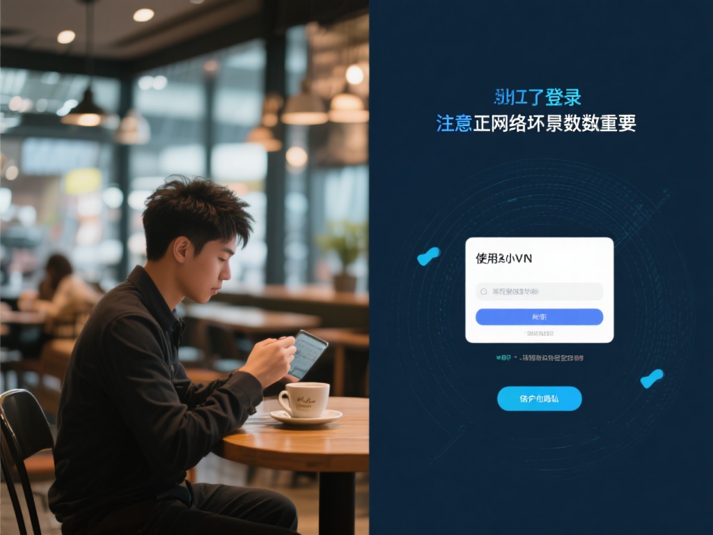 此外，登录时注意网络环境也很重要。尽量避免在公共W