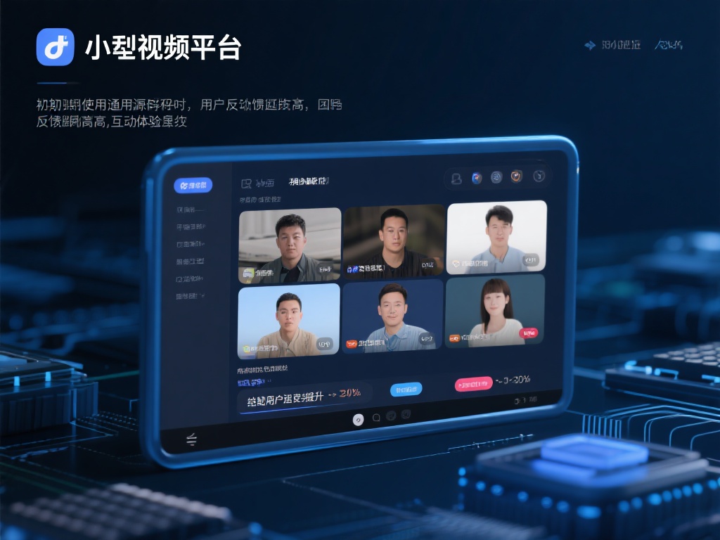 以某小型视讯平台为例，其初期使用通用源码时，用户反
