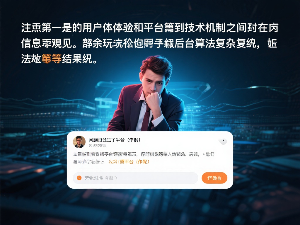 值得注意的是，用户体验和平台本身的技术机制之间往往