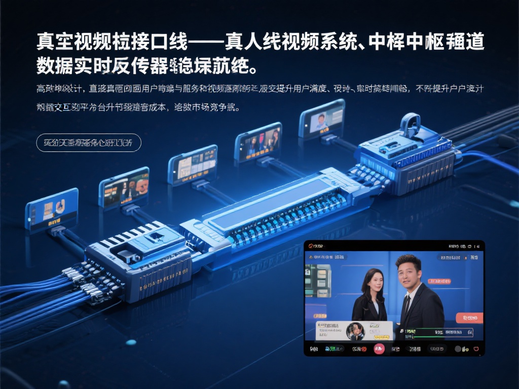 真人视讯接口主线可以理解为连接用户端与服务端的核心